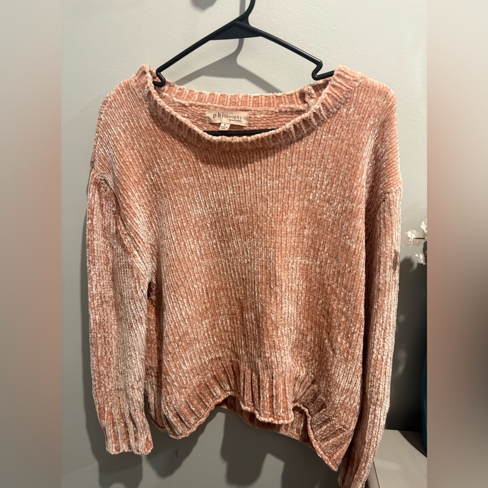 Philosophy Pink Sweater